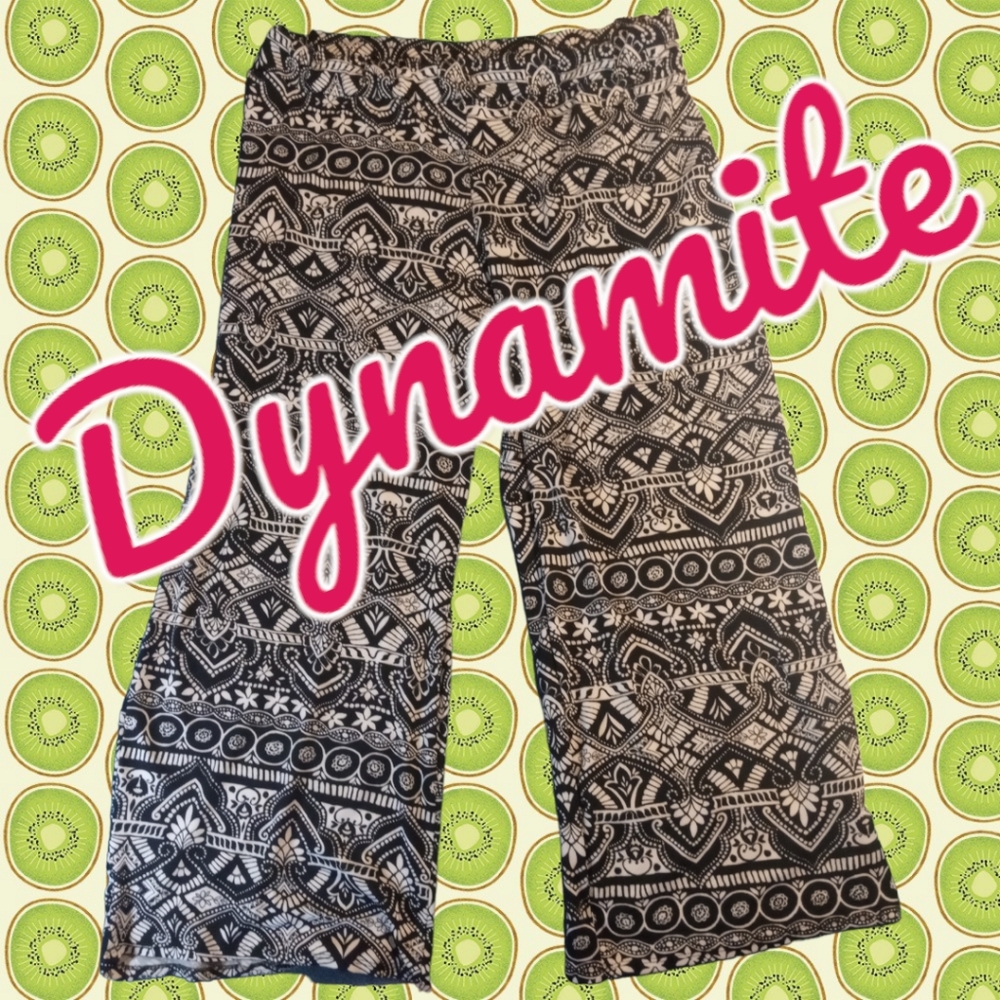 Dynamite Curvy Size Women's Wideleg Pull-on Palazzo Pants